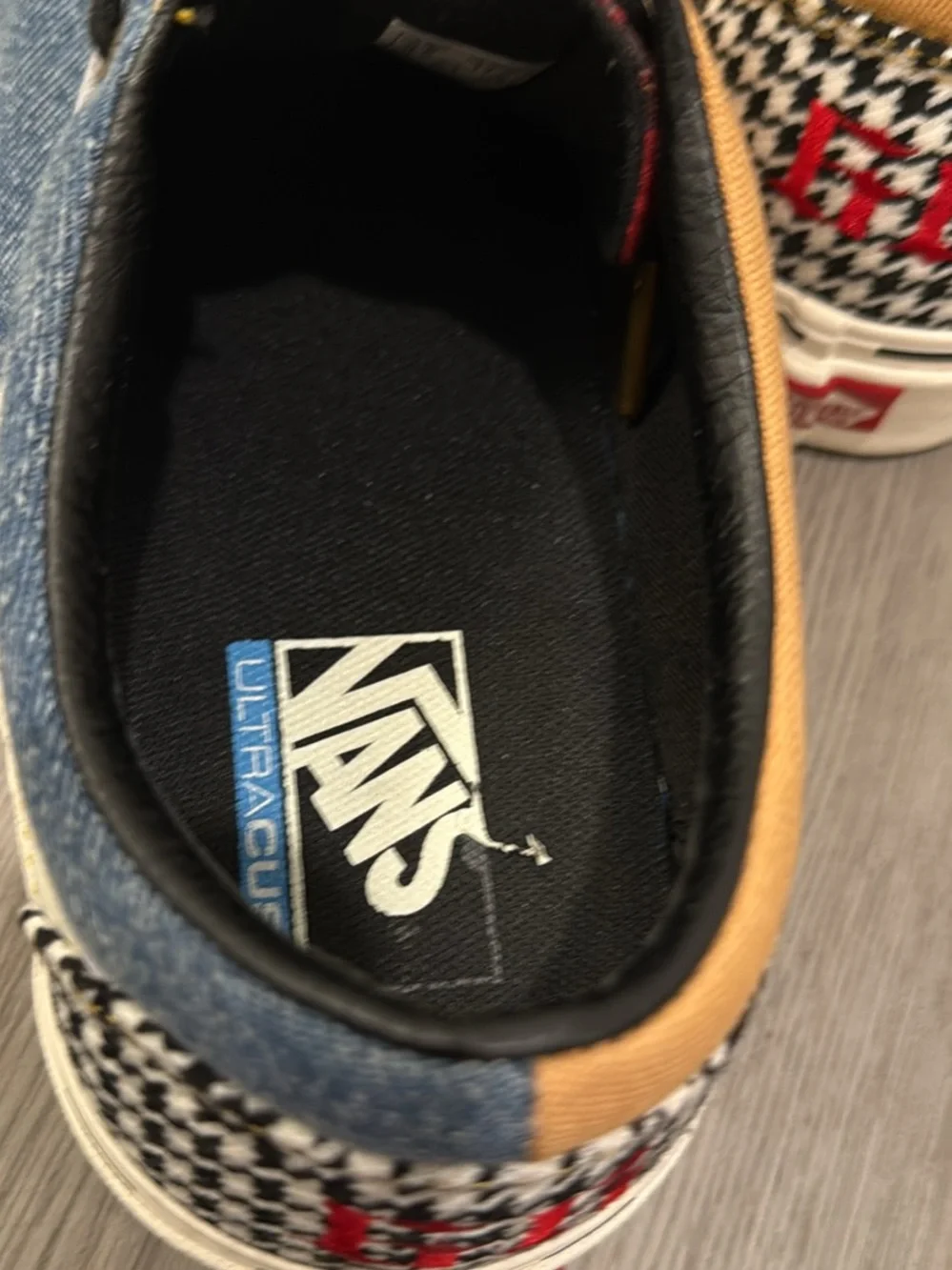 Vans Multicolor Leopard-Accent Low Top Sneakers
